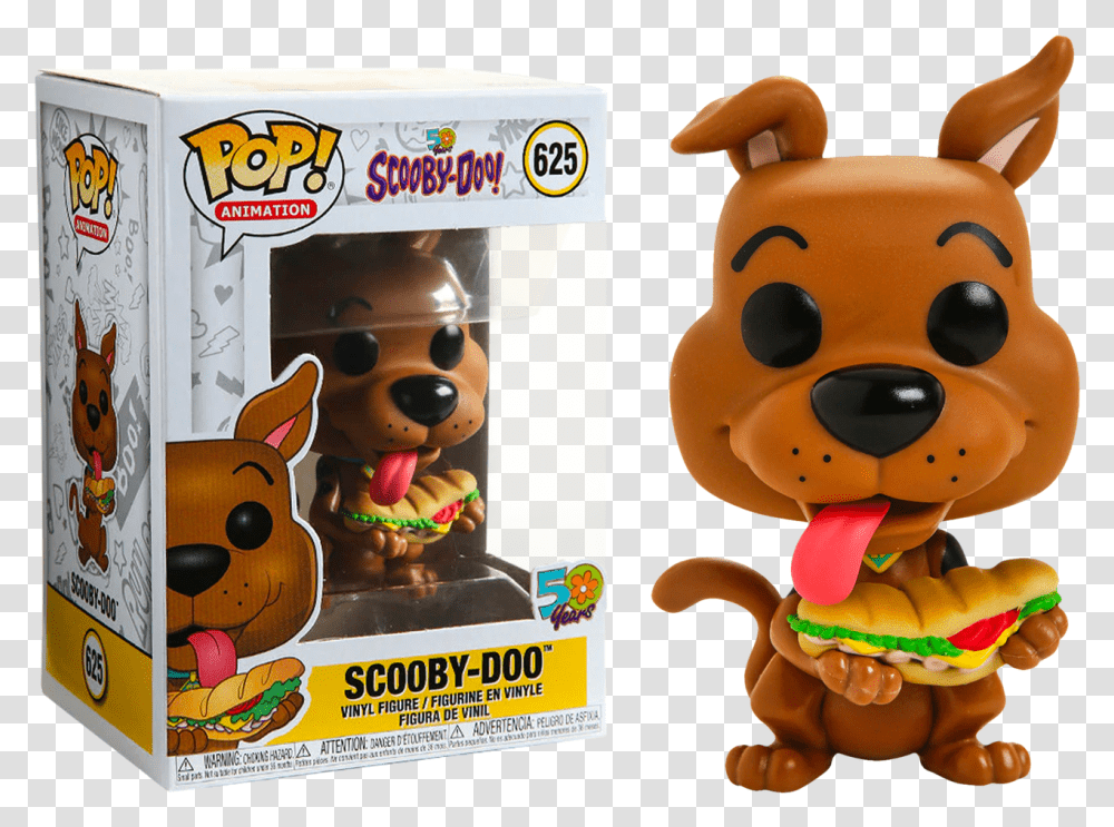 Funko Pop Scooby Doo With Sandwich, Toy, Outdoors, Food, Animal Transparent Png