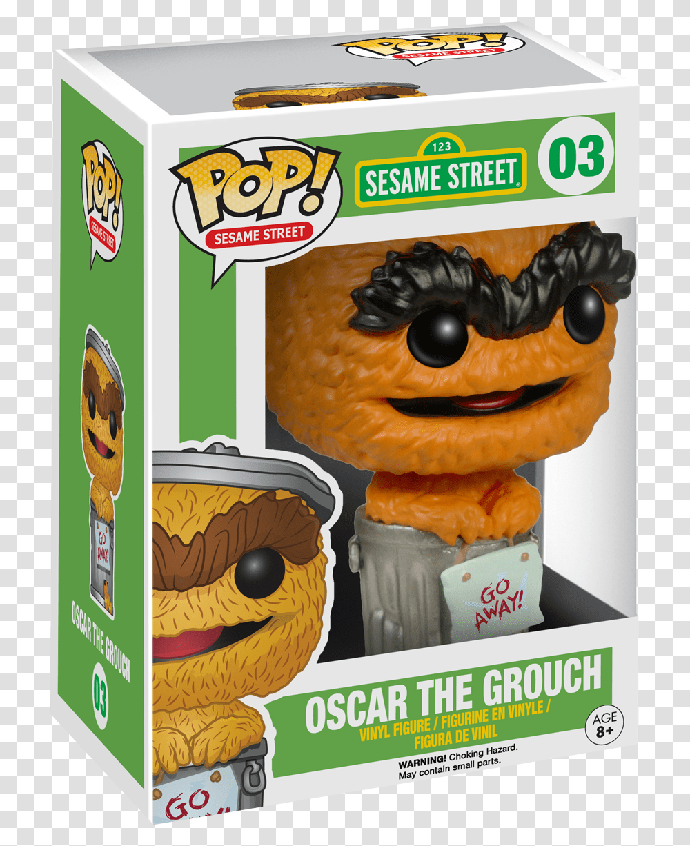 Funko Pop Sesame Street 03 Oscar The Grouch Orange Orange Oscar The Grouch, Food, Plant, Aluminium, Canned Goods Transparent Png