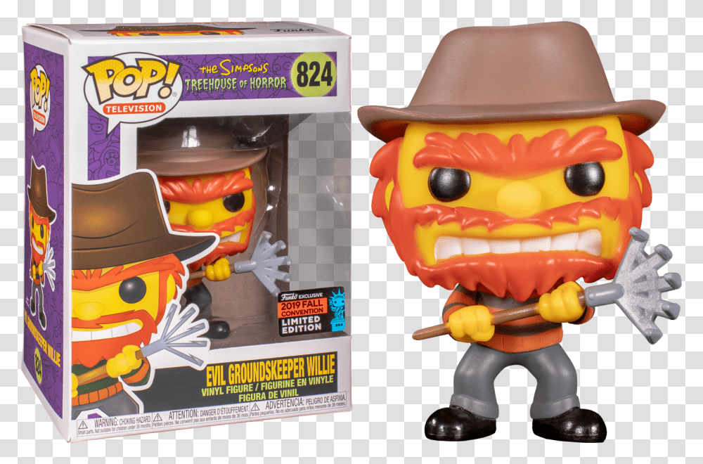 Funko Pop Simpsons Treehouse Of Horror, Toy, Hat, Food Transparent Png