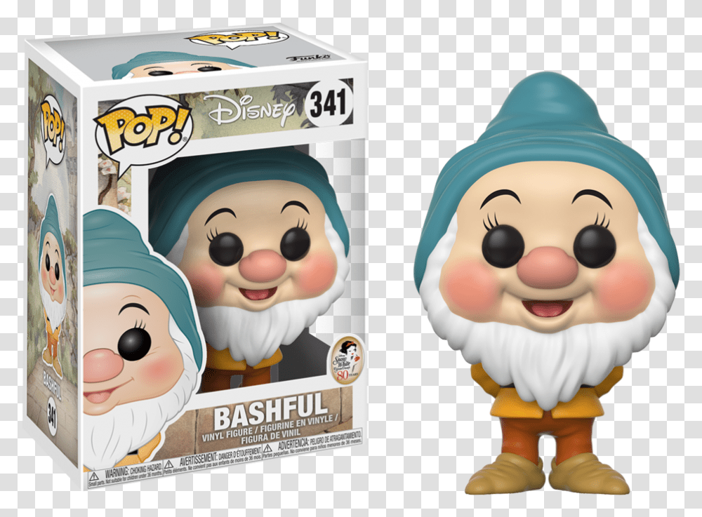 Funko Pop Snow White Bashful, Doll, Person, Food, Advertisement Transparent Png
