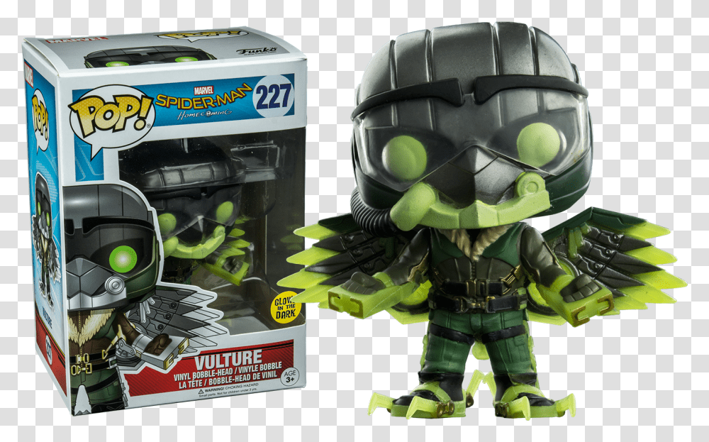 Funko Pop Spider Man Homecoming Vulture, Helmet, Toy, Tire Transparent Png