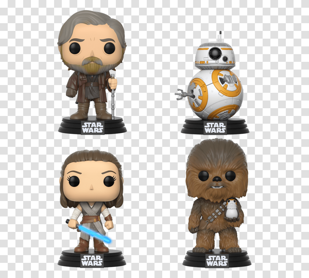 Funko Pop Star Wars 4 Pack, Doll, Toy, Figurine Transparent Png