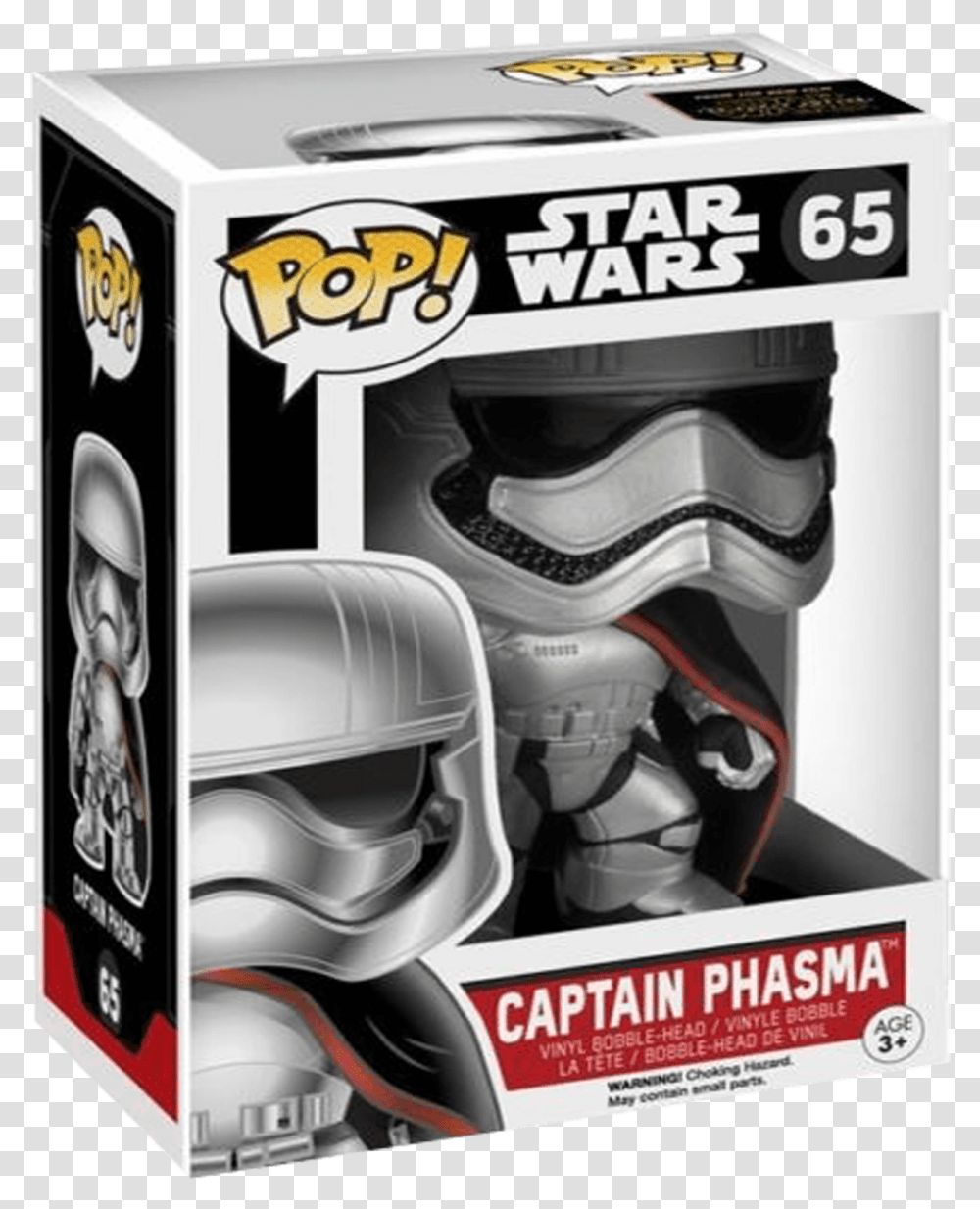 Funko Pop Star Wars Captain Phasma, Advertisement, Poster, Helmet Transparent Png