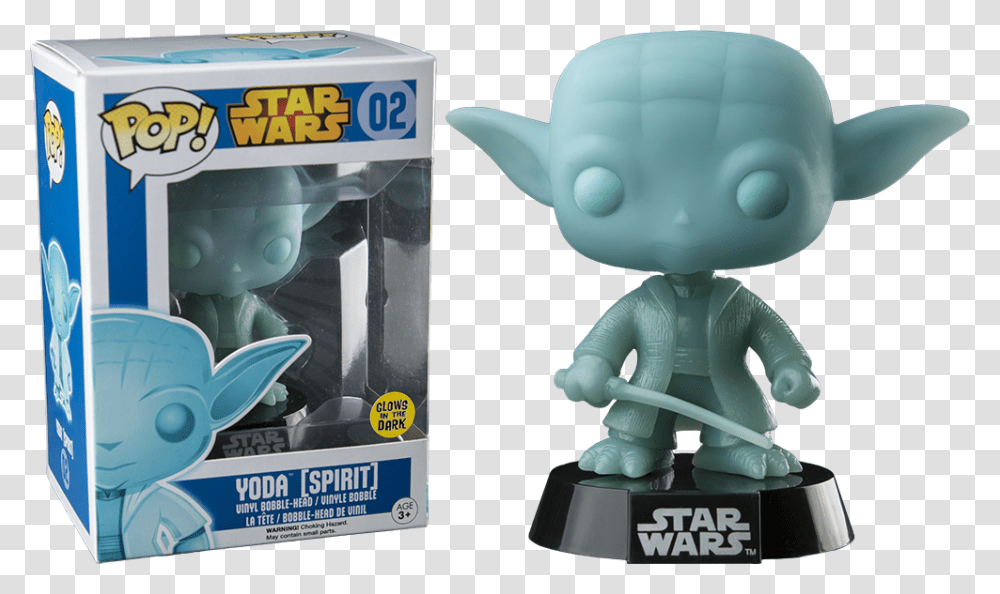 Funko Pop Star Wars Yoda Spirit, Toy, Figurine, Robot Transparent Png