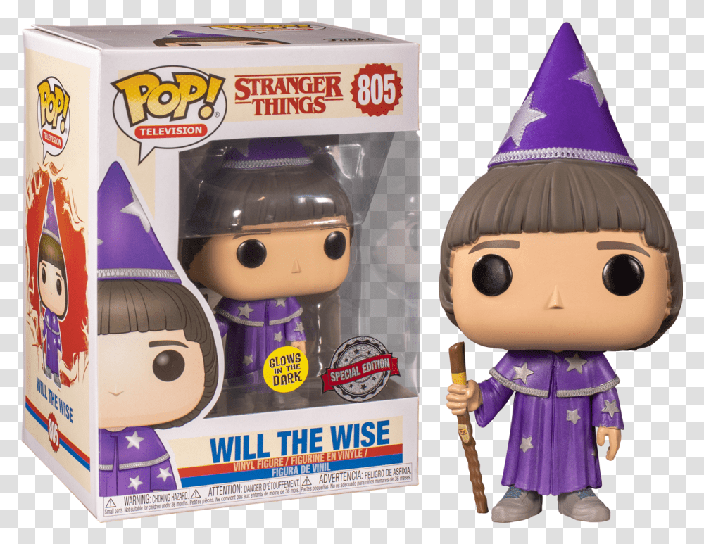 Funko Pop Stranger Things Funko Pop Stranger Things 3 Will, Apparel, Party Hat, Helmet Transparent Png