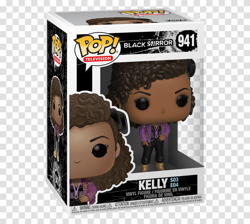 Funko Pop Television Black Mirror Kelly Ashley Too Funko Pop, Toy, Poster, Advertisement, Doll Transparent Png