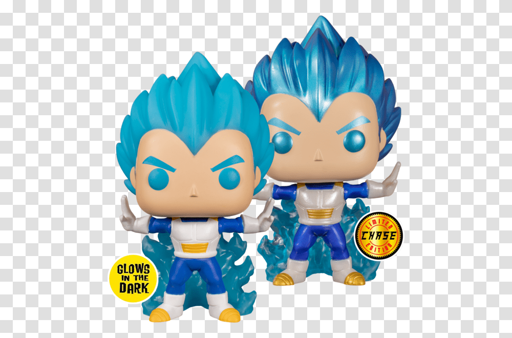 Funko Pop Vegeta Powering Up Chase, Toy, Figurine, Doll, Person Transparent Png