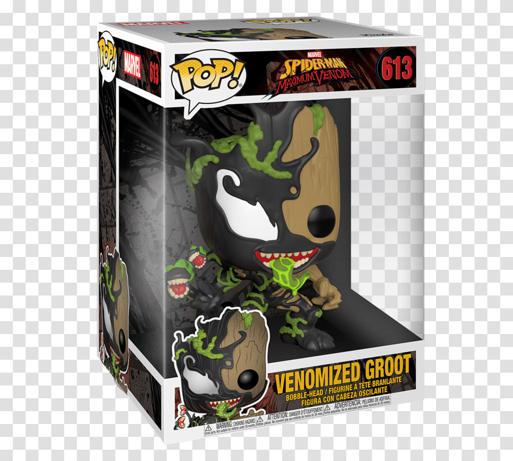 Funko Pop Venomized Groot 10 Inch, Poster, Advertisement, Animal Transparent Png