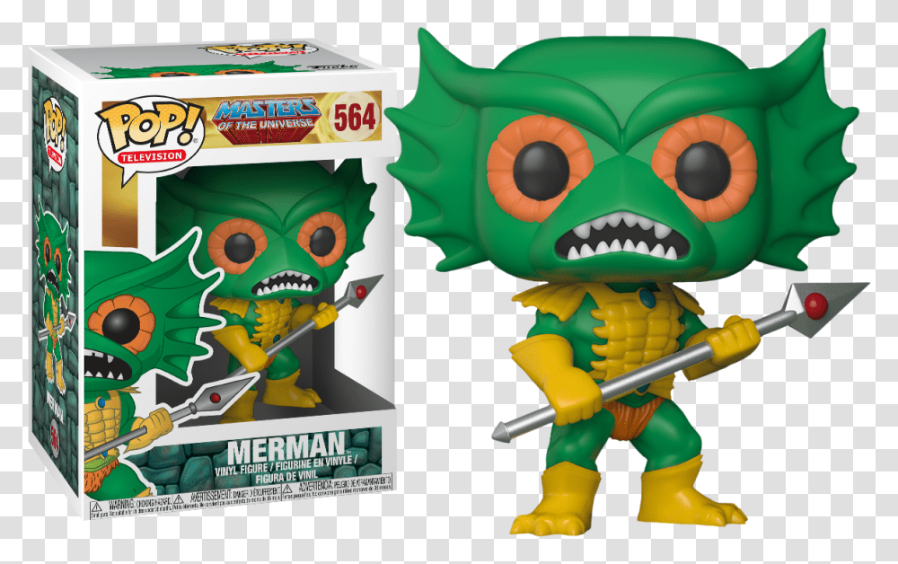 Funko Pop Vinyl Funko Pop Merman 564 Masters Of The Universe, Toy, Poster, Advertisement, Paper Transparent Png