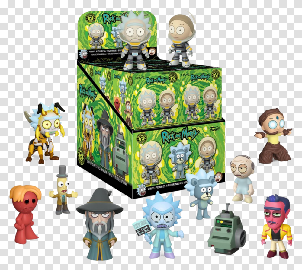 Funko Rick And Morty Mystery Minis, Robot, Toy, Doll Transparent Png
