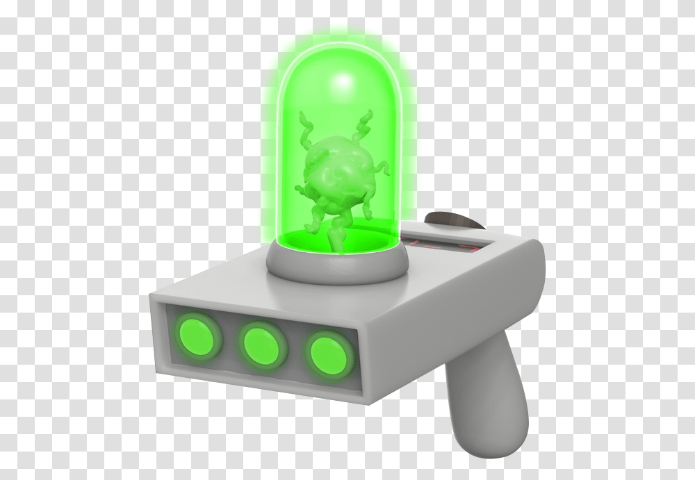 Funko Rick And Morty Portal Gun, Security, Light, LED, Plastic Transparent Png