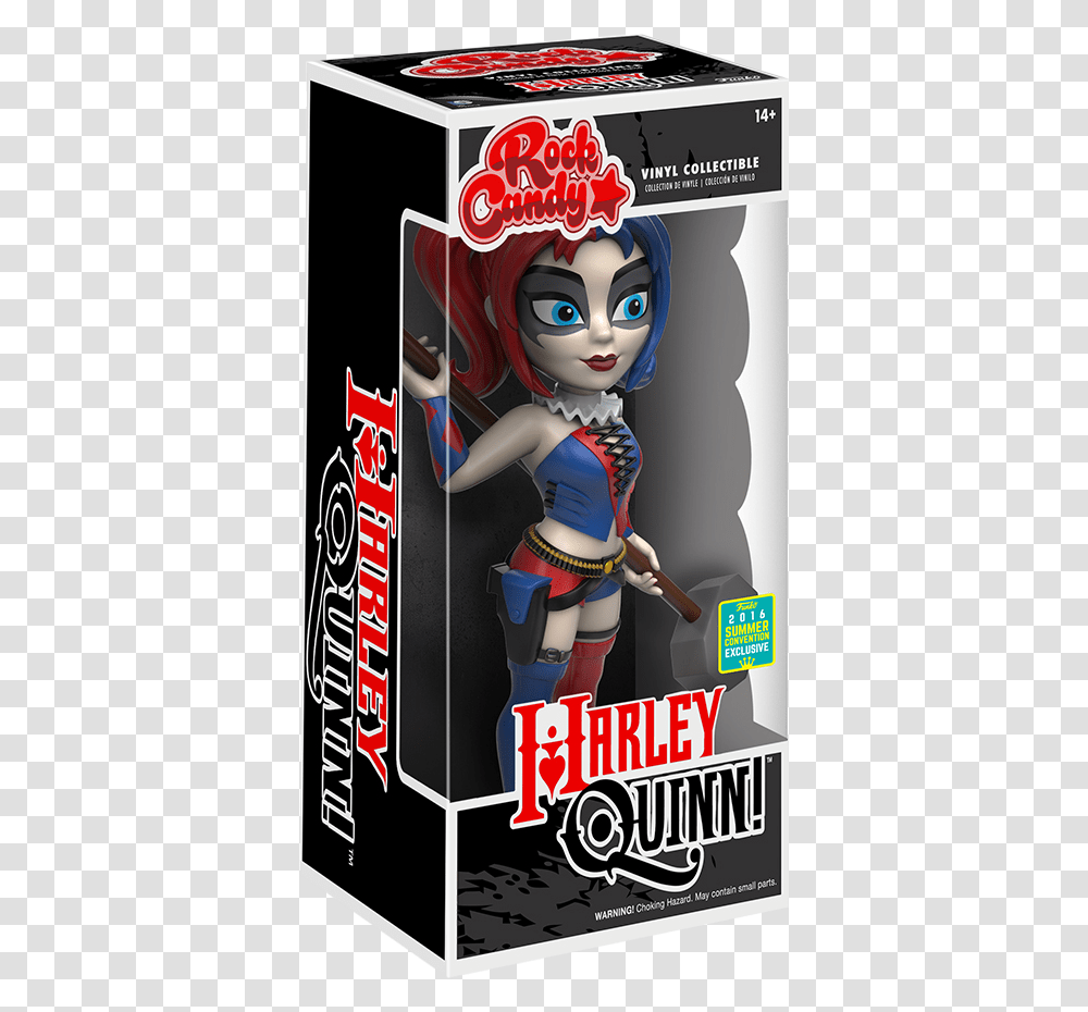 Funko Rock Candy Harley Quinn Pink, Person, Human, People, Costume Transparent Png