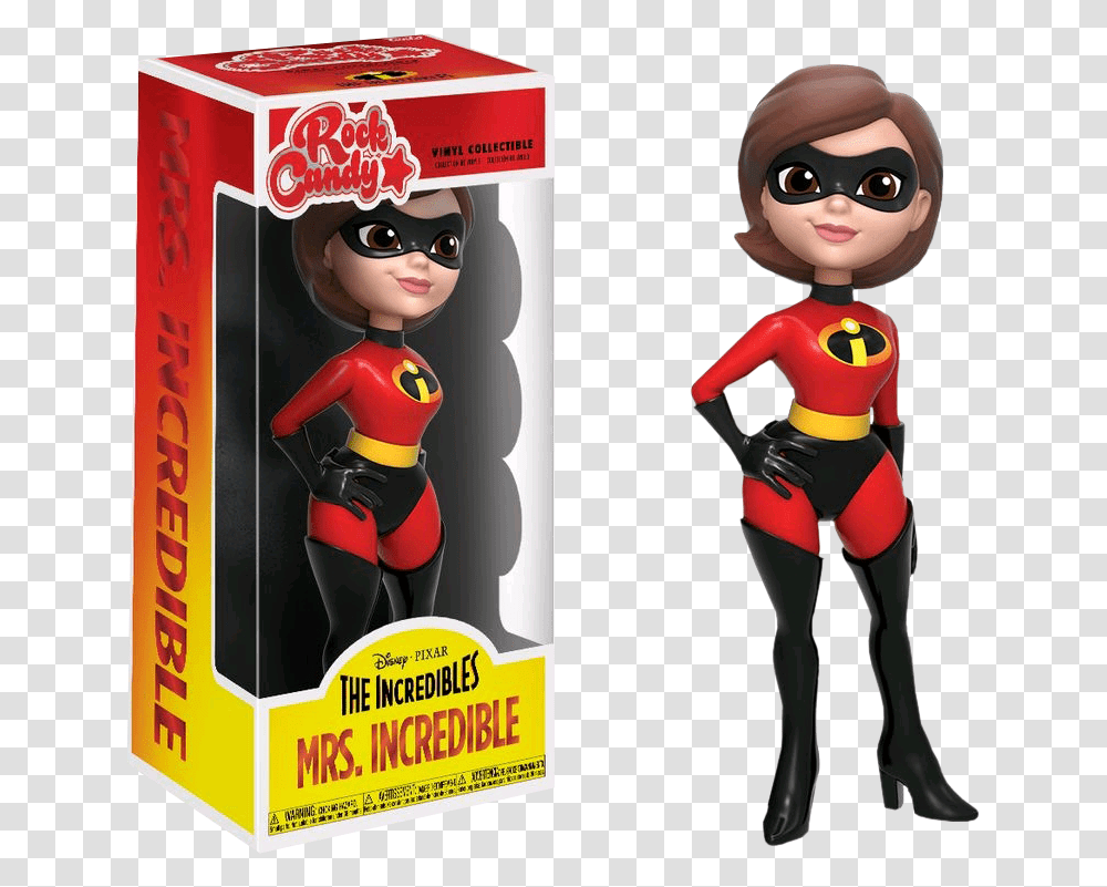 Funko Rock Candy Mrs Incredible, Sunglasses, Person, Costume, Poster Transparent Png