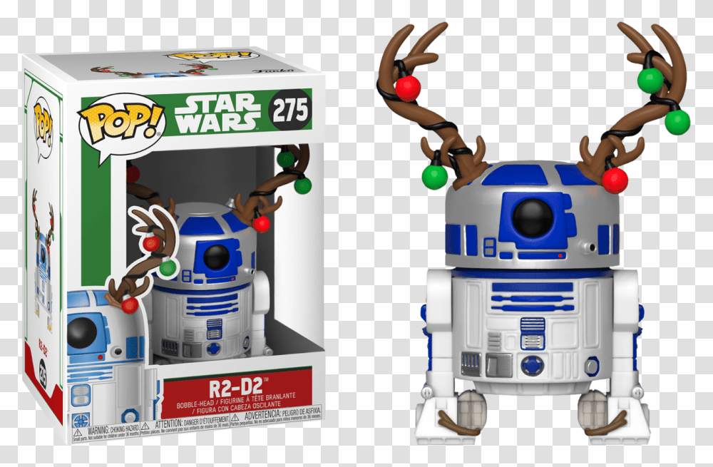 Funko Star Wars Holiday R2d2 Star Wars R2d2 Christmas Pop, Robot, Toy,  Transparent Png