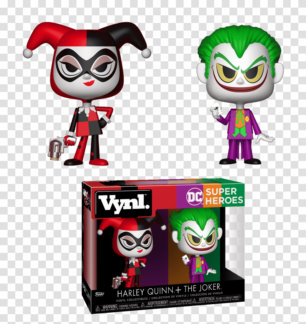 Funko Vynl Dc Harley Quinn And Joker, Robot, Toy Transparent Png