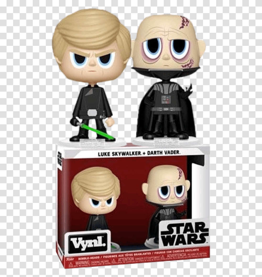 Funko Vynl Luke Skywalker Darth Vader Funko Vynl Star Wars, Robot, Toy Transparent Png