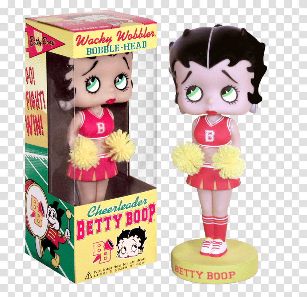 Funko Wacky Wobbler Betty Boop Cheerleader, Food, Sweets, Confectionery, Figurine Transparent Png