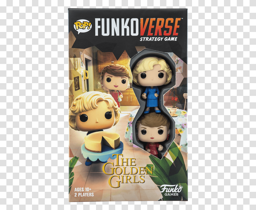 Funkoverse Golden Girls, Doll, Toy, Poster, Advertisement Transparent Png