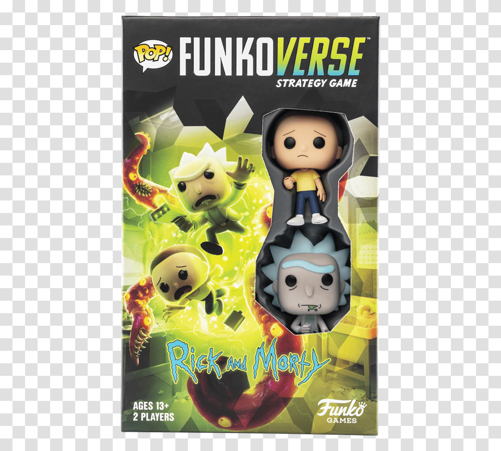 Funkoverse Rick And Morty, Green, Advertisement Transparent Png