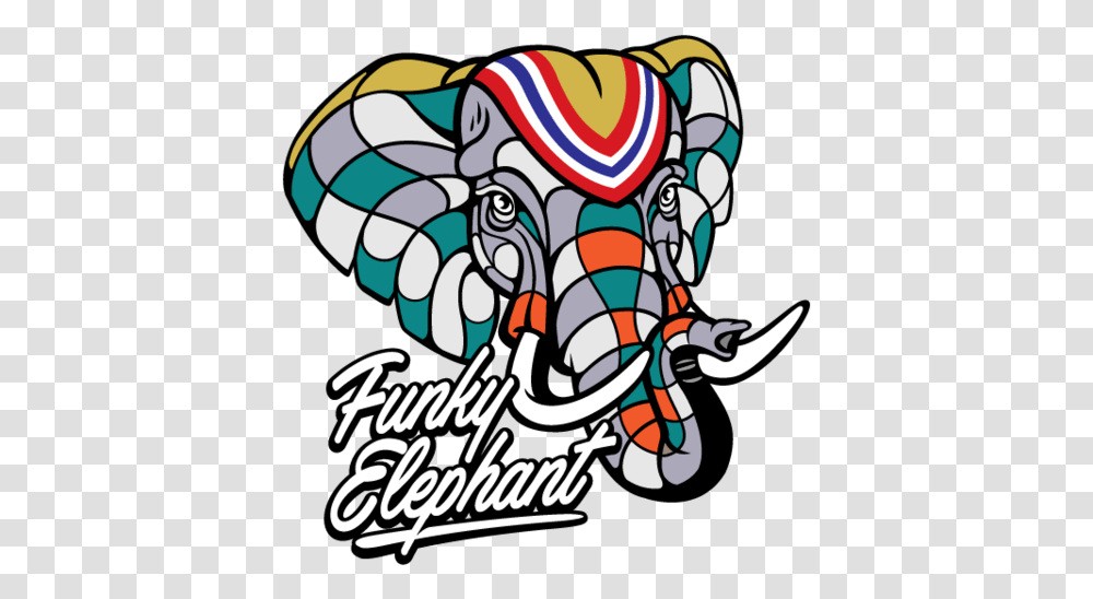 Funky Elephant, Drawing, Kite Transparent Png