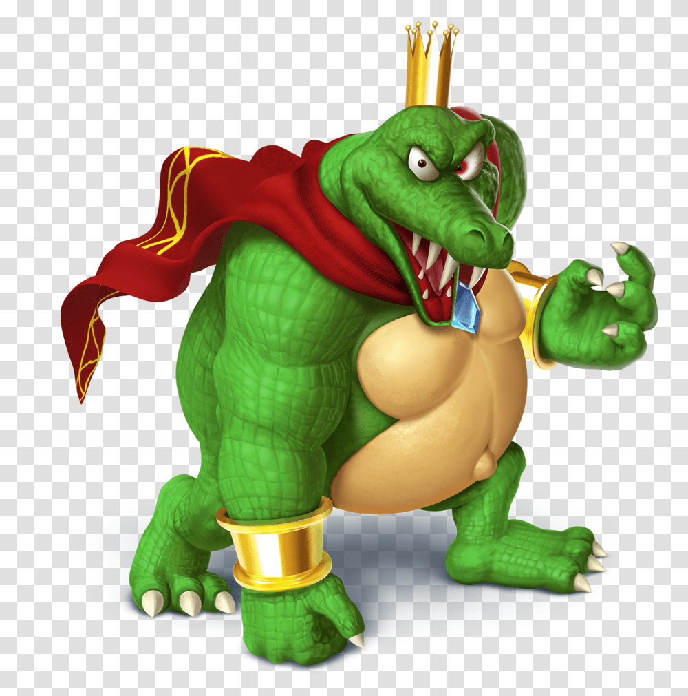 Funky Kong King K Rool Ssb, Toy, Figurine, Inflatable, Dragon Transparent Png