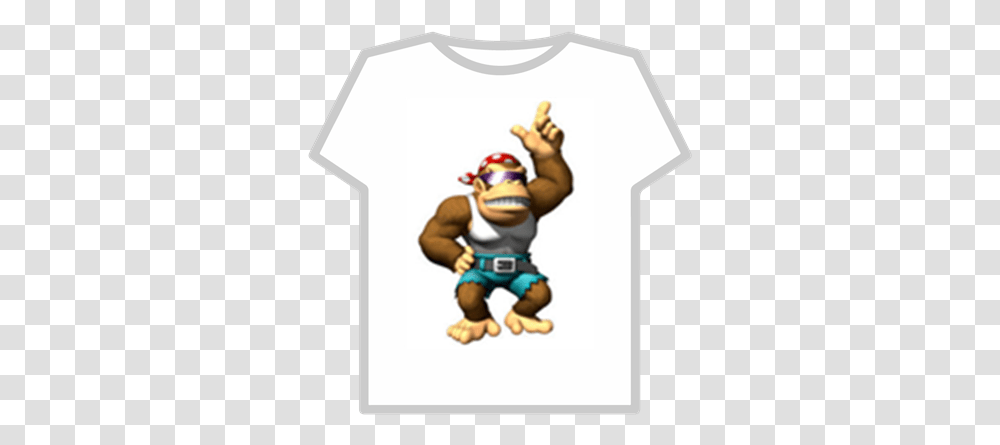 Funky Kong Shirt Roblox Funky Kong Mario Kart Wii, Person, Human, Super Mario Transparent Png