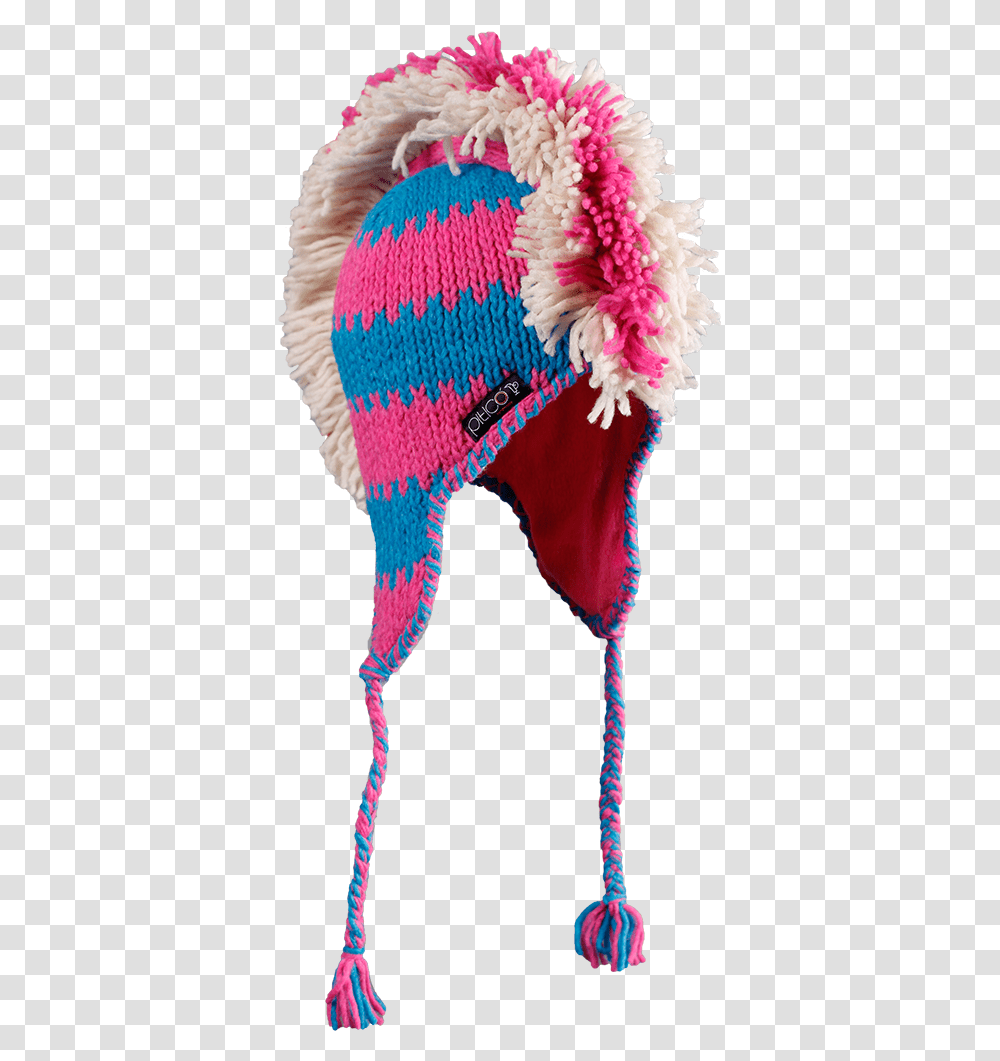 Funky Mohawk Snow Hat Crochet, Apparel, Bonnet, Cap Transparent Png