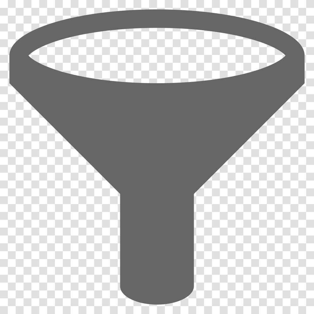 Funnel Gray Icon, Goblet, Glass, Aircraft, Vehicle Transparent Png