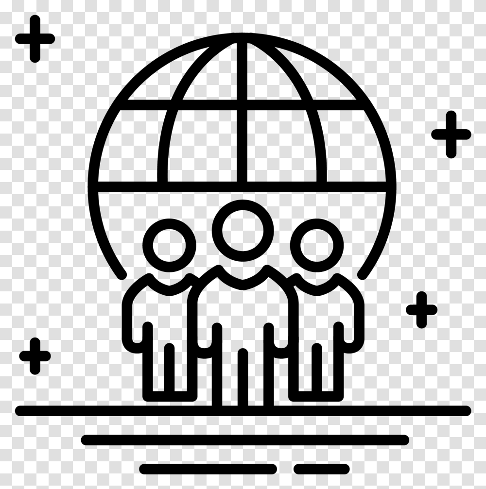 Funnel Icon Globe With Lines Logo, Gray, World Of Warcraft Transparent Png