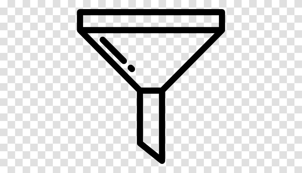 Funnel Icon, Triangle, Cocktail, Alcohol Transparent Png
