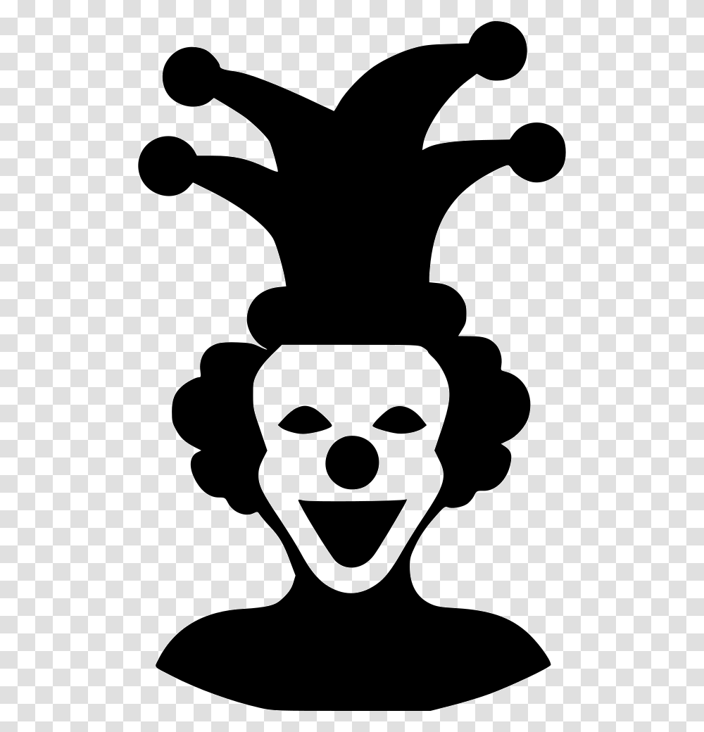 Funny Actor Person Hero Joker Cap Icon Free Download, Stencil, Silhouette, Logo Transparent Png
