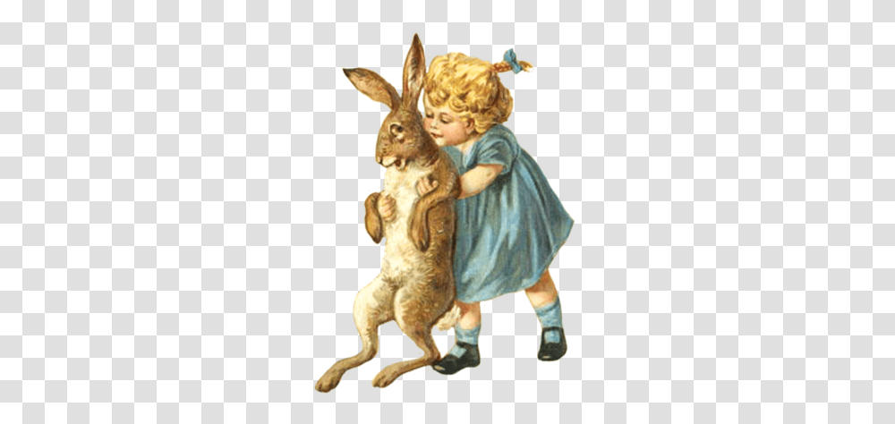 Funny And Cute Easter Clip Art Vintage Children Easter, Person, Human, Mammal, Animal Transparent Png