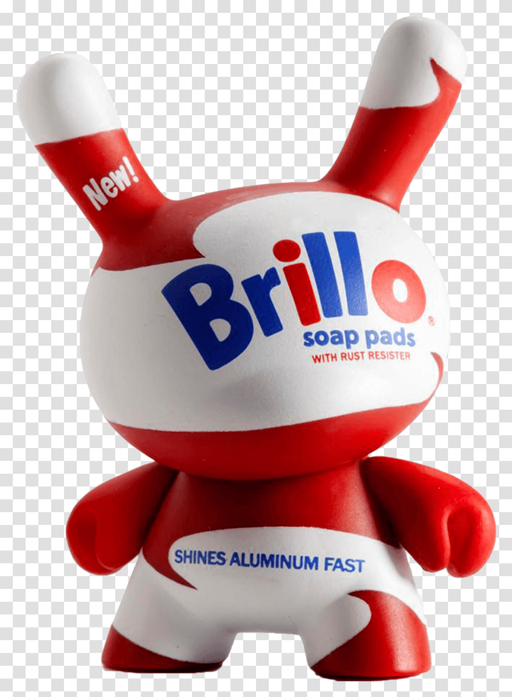 Funny Andy Warhol White Brillo Baby Toys, Robot, Figurine Transparent Png
