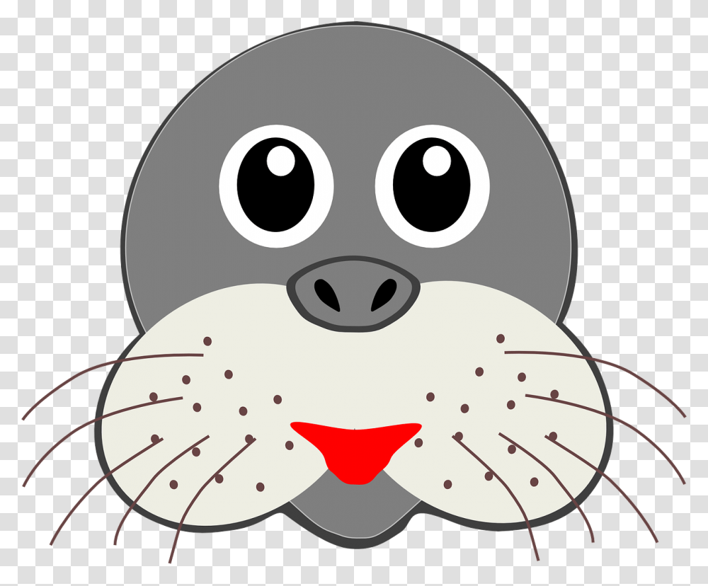Funny Animal Faces Cartoon, Snout, Mammal, Sea Life, Plush Transparent Png