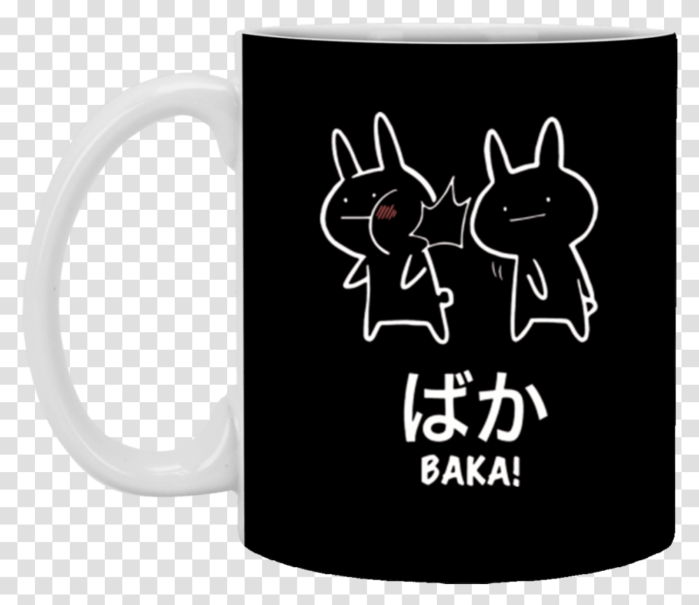 Funny Anime Baka Rabbit Slap 11 Oz Mug Baka Japanese T Shirt, Coffee Cup, Espresso, Beverage, Drink Transparent Png