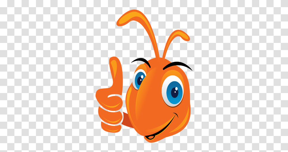 Funny Ant Thumbs Up Icon & Svg Vector File Ant Thumbs Up, Animal, Sea Life, Food, Seafood Transparent Png