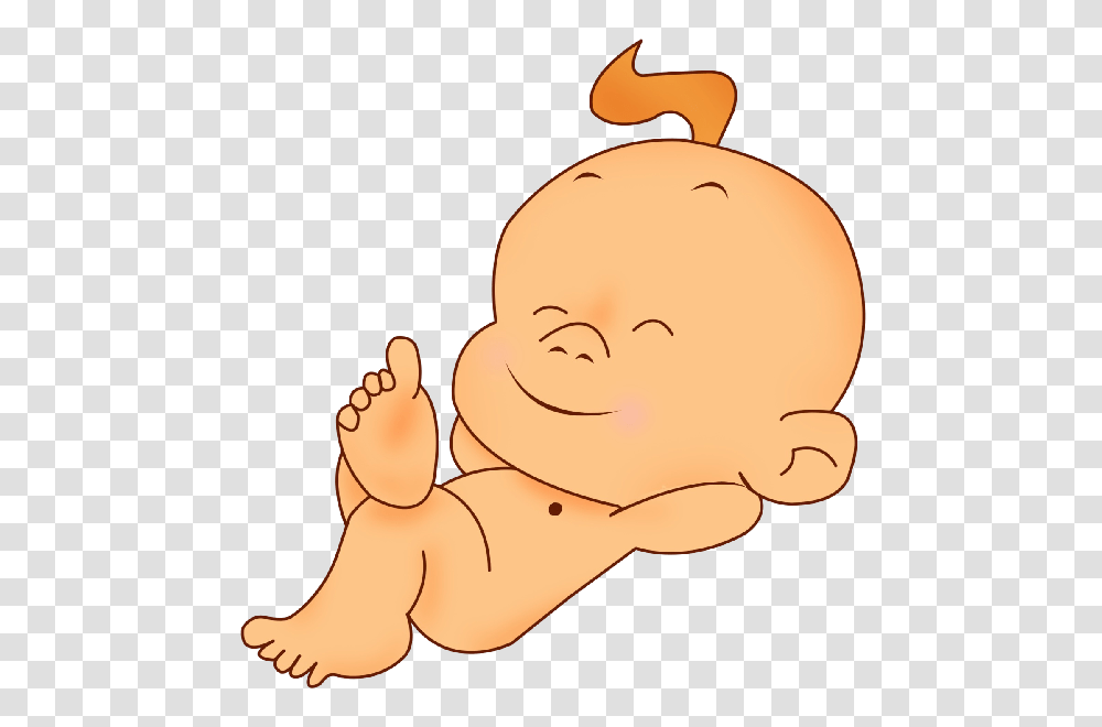 Funny Baby Cartoon Clip Art Images Are On A Background, Head, Newborn Transparent Png