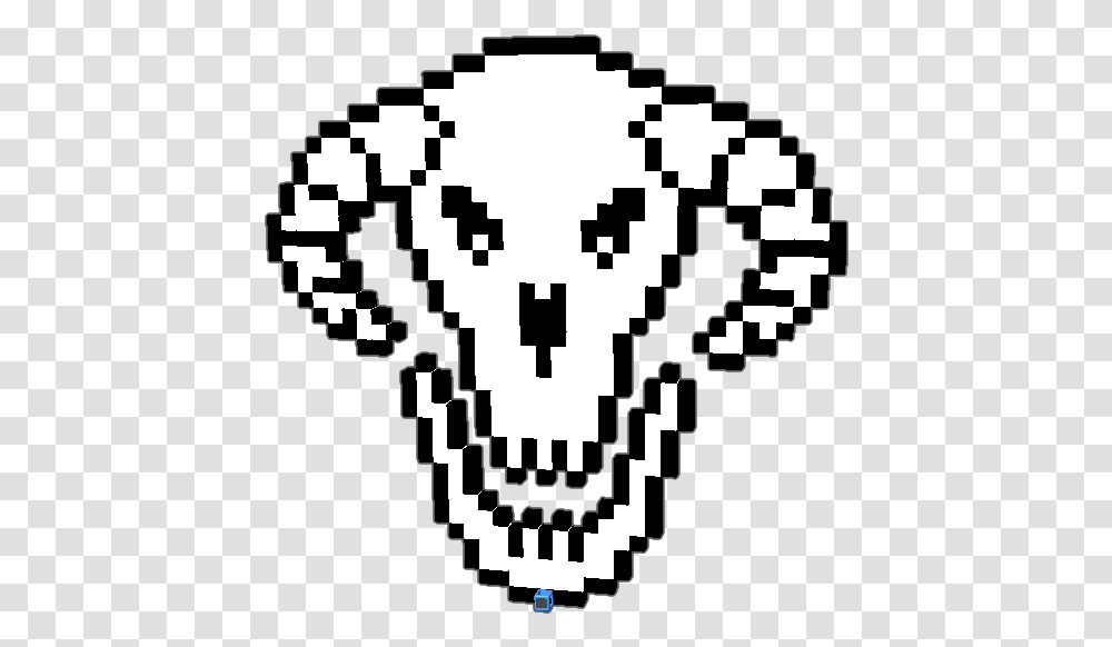 Funny Because A Skull That Talks Line Art Pixel Art, Stencil, Rug, Hand, Graphics Transparent Png