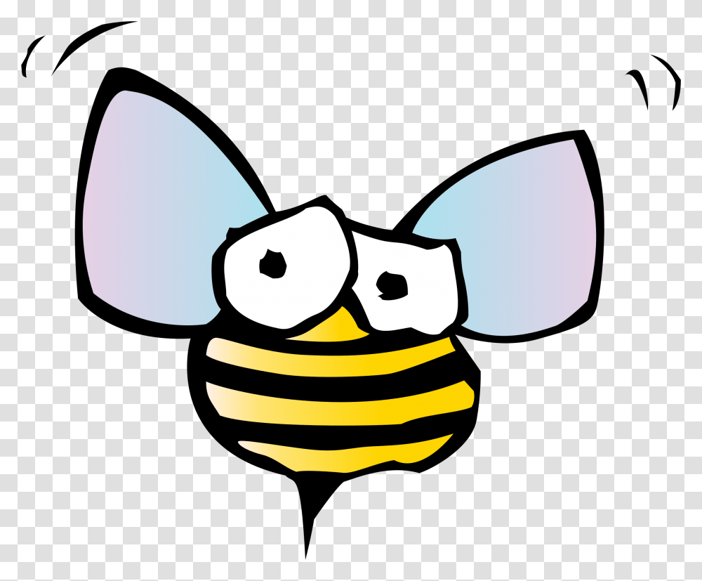 Funny Bee Clip Art Bugs Cartoon, Propeller, Machine, Bird, Animal Transparent Png
