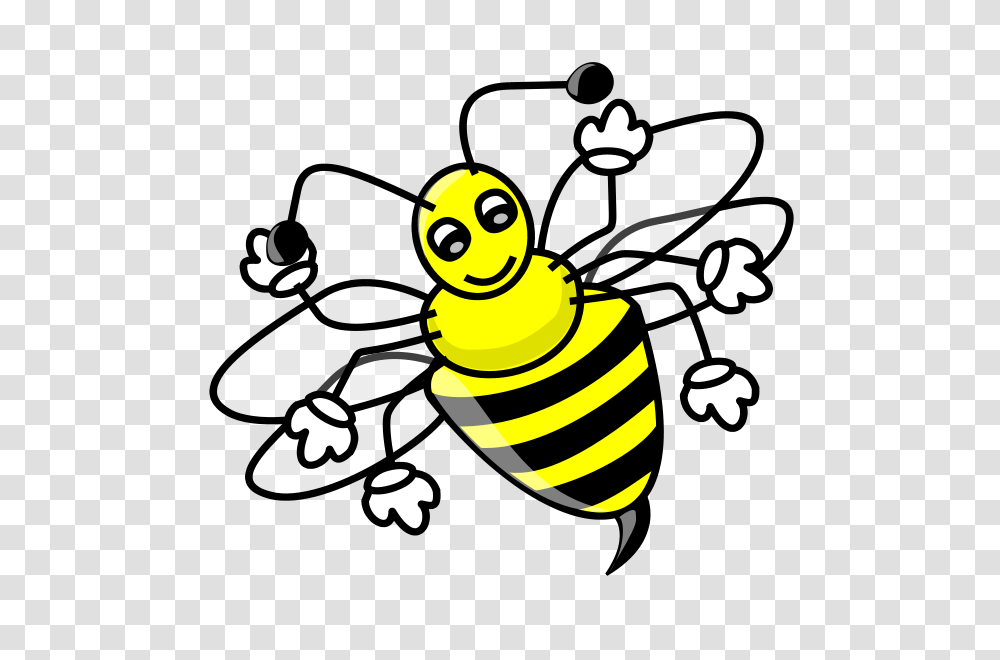 Funny Bee Clip Arts For Web, Honey Bee, Insect, Invertebrate, Animal Transparent Png