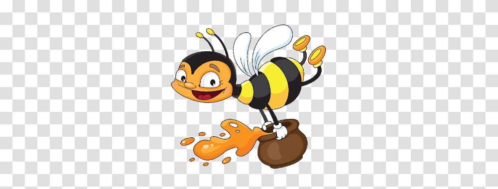 Funny Bee Clipart Free Clipart, Wasp, Insect, Invertebrate, Animal Transparent Png
