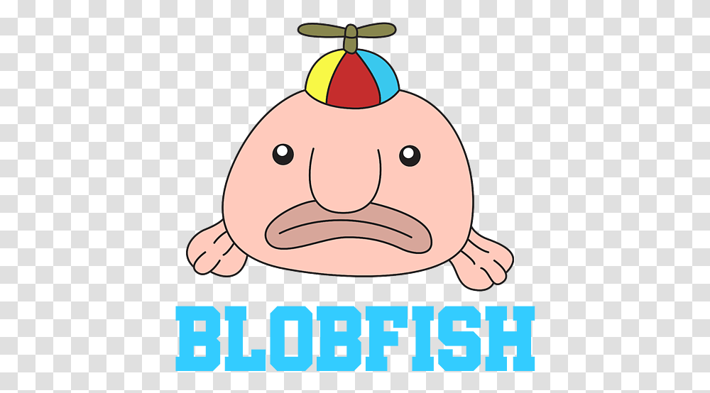 Funny Blobfish Perfect For Fish Lovers Kid Baby Onesie Clip Art, Animal, Label, Text, Bird Transparent Png