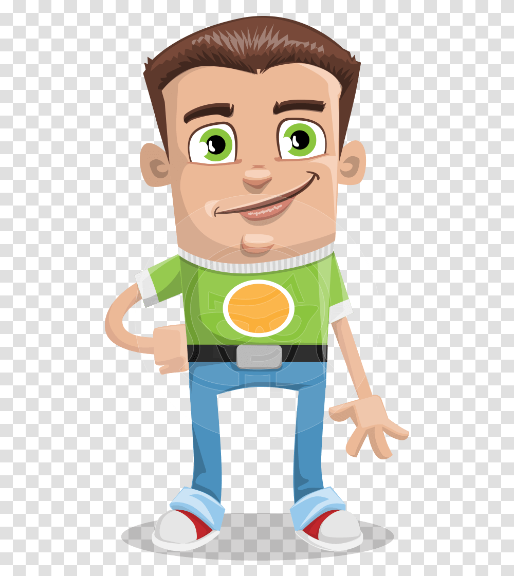 Funny Boy Cartoon Vector Character Aka Productive Tony Cartoon Funny Male Character, Toy, Face, Outdoors, Food Transparent Png
