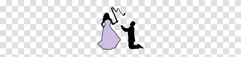 Funny Bride And Groom Silhouette Silhouette Bride With Bouquet, Person, People, Outdoors Transparent Png