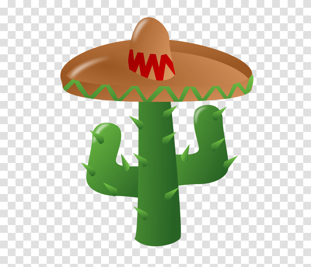 Funny Cactus Clipart Vector Clip Art Online Royalty Free Design, Plant, Sombrero, Hat Transparent Png