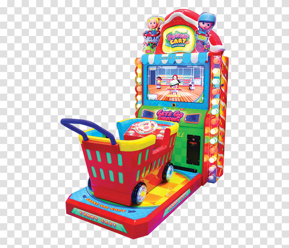 Funny Cart Funny Cart Udc, Arcade Game Machine, Toy, Wheel Transparent Png