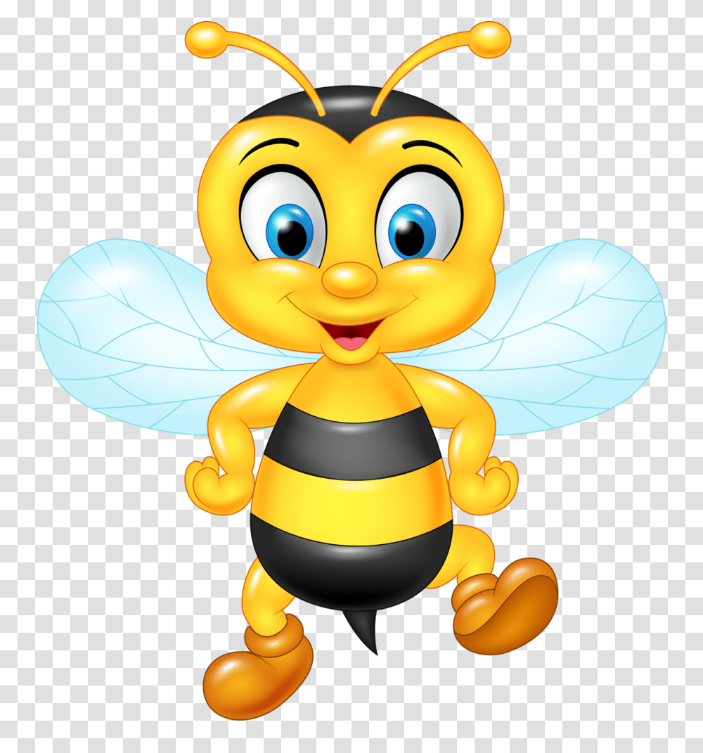 Funny Cartoon Animals Vector, Toy, Wasp, Bee, Insect Transparent Png