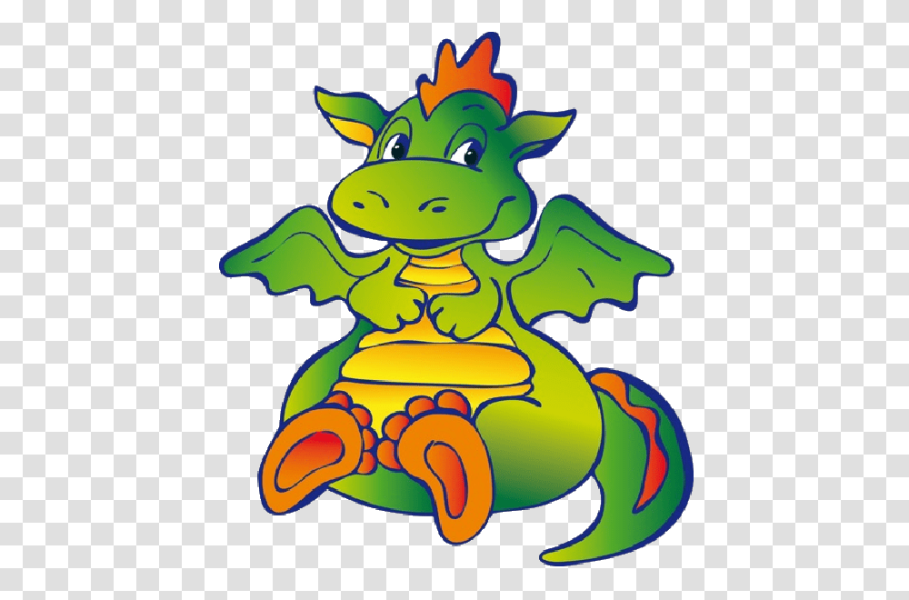 Funny Cartoon Dragon Clip Art Images Are On A, Green Transparent Png