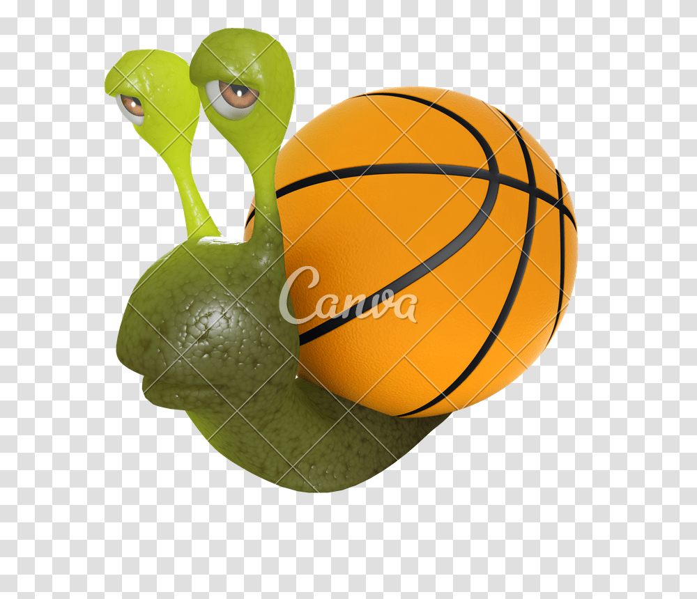 Funny Cartoon Snail With A Basketball, Balloon, Sport, Sports, Team Sport Transparent Png