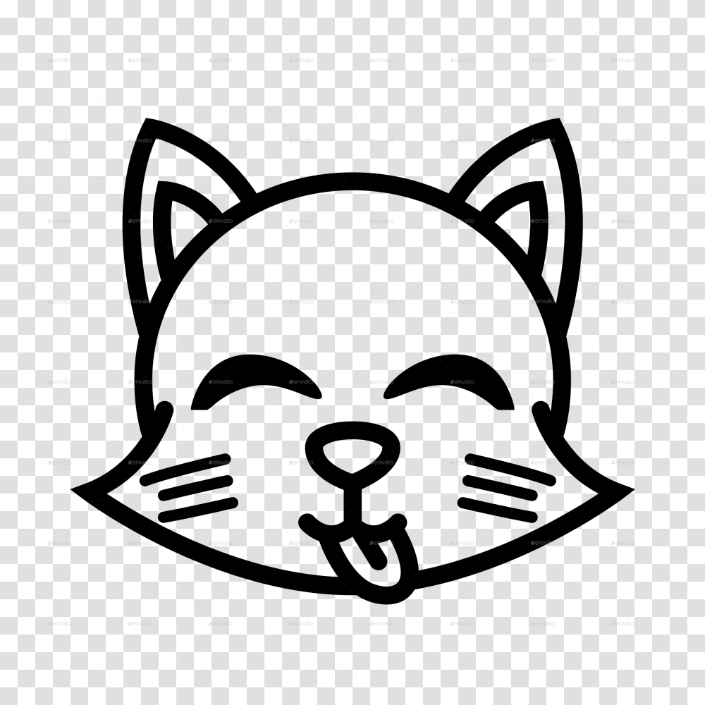 Funny Cat Images Outline, Triangle, Outdoors, Pattern, Nature Transparent Png